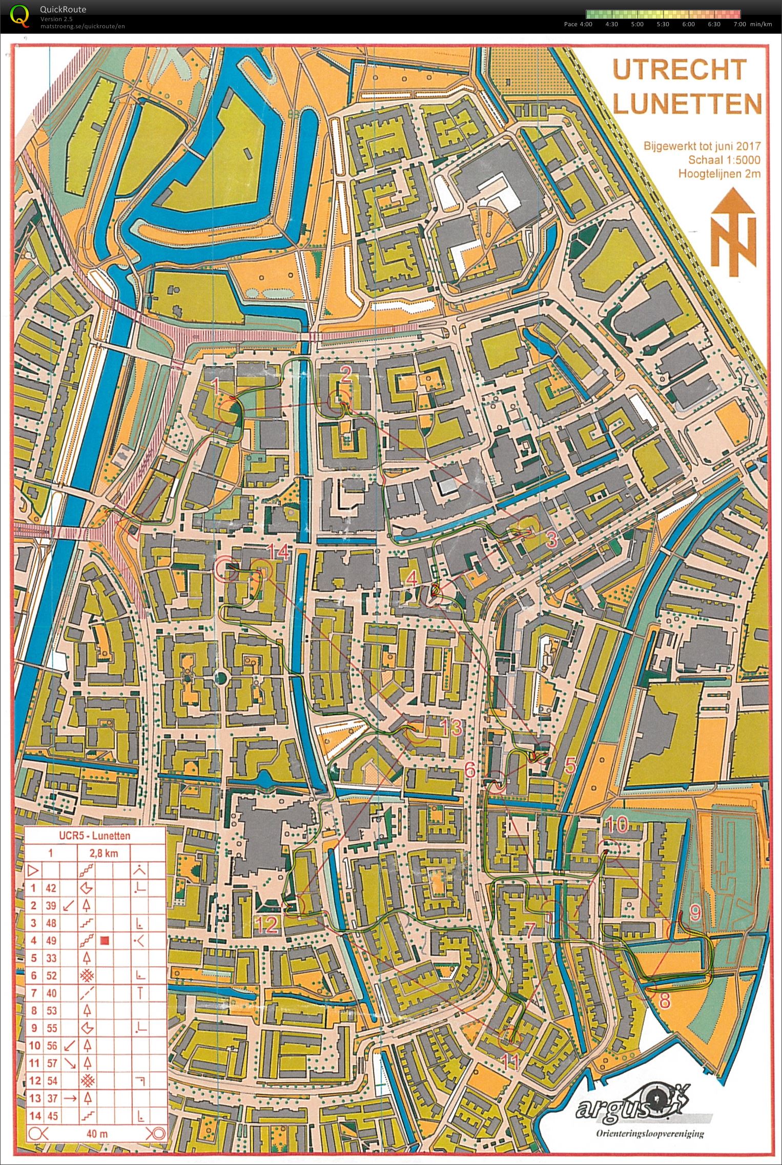 Utrecht City Race #5, route 1 (2017-07-02)