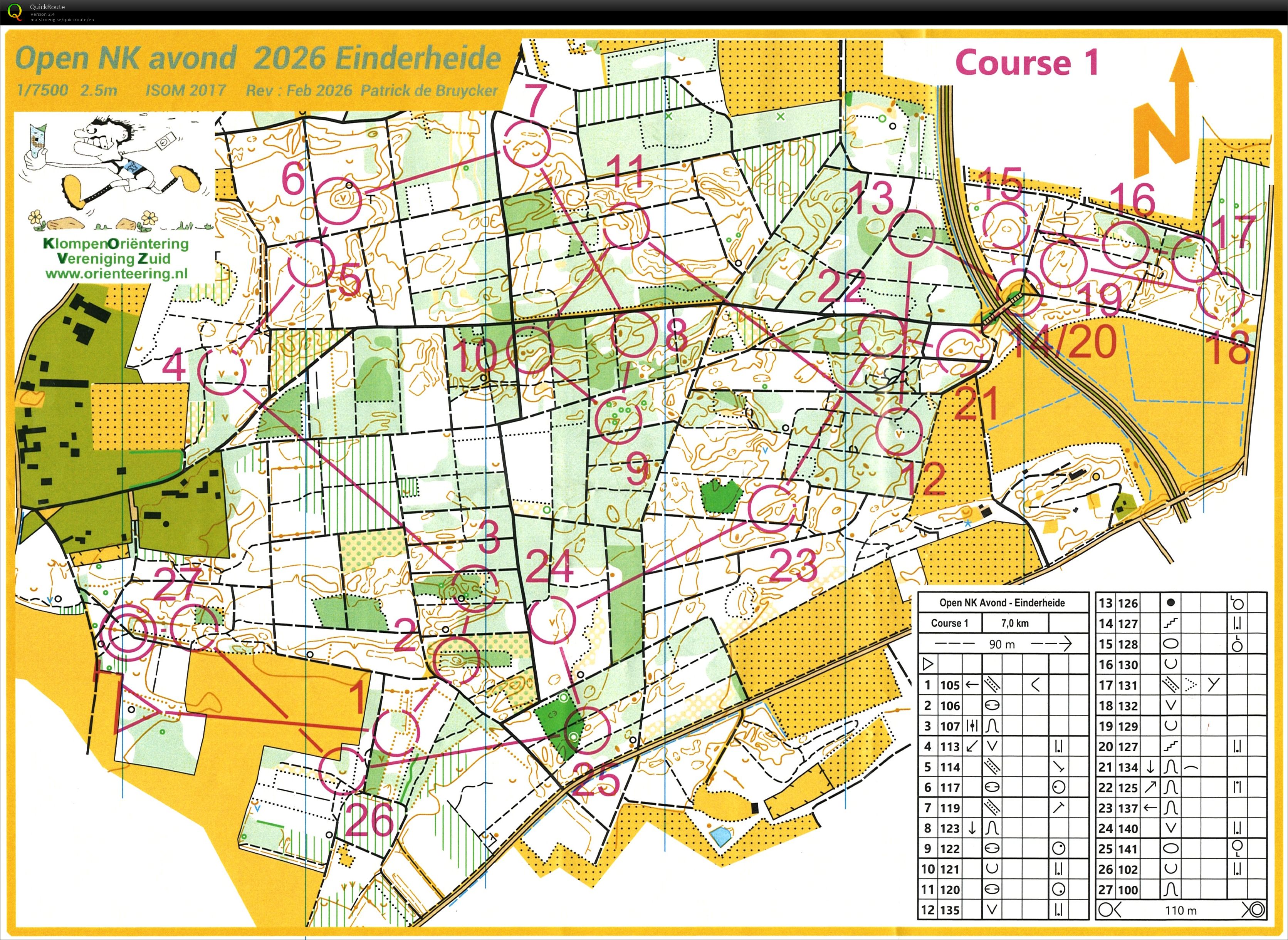 Nacht-OL Einderheide (06/03/2026)